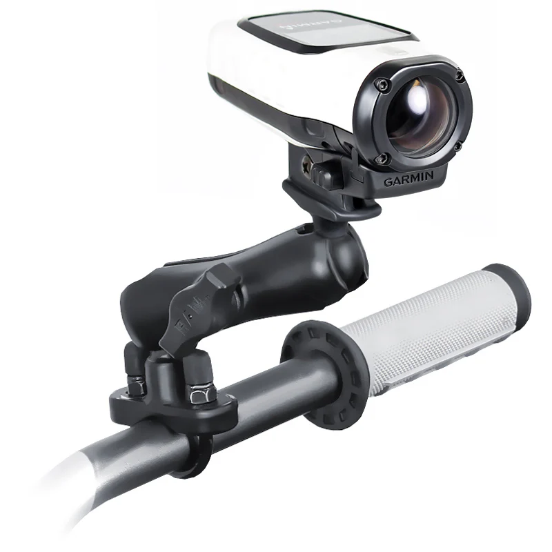 RAM-B-149Z-GA63U 1 RAM® Handlebar U-Bolt Double Ball Mount for Garmin VIRB™ Camera Adapter - Image 1