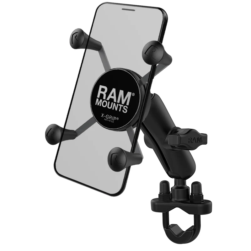 RAM-B-149Z-UN7U 1 RAM® X-Grip® Phone Mount with Handlebar U-Bolt Base - Medium - Image 1