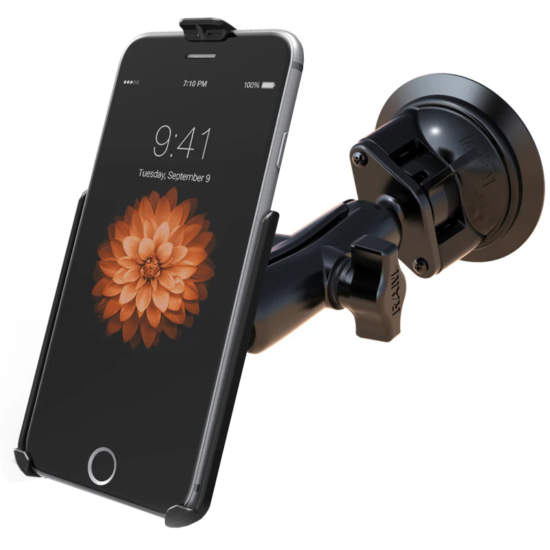 RAM-B-166-AP19U 1 RAM® Twist-Lock™ Suction Cup Mount for Apple iPhone Xs Max, 7 & 6 Plus - Image 1