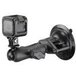 RAM® Twist-Lock™ Composite Suction Mount with Action Camera Adapter - Image 2