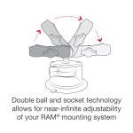 RAM® X-Grip® Phone Mount with RAM® Twist-Lock™ Suction Cup - Image 4