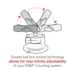 RAM® X-Grip® with RAM® Twist-Lock™ Suction Cup Mount for 7"-8" Tablets - Image 4