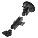 RAM® Twist-Lock™ Suction Cup Double Ball Mount - Medium - Image 2