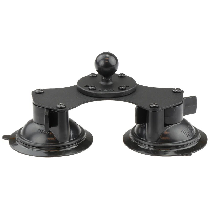 RAM-B-189B-202U 1 RAM® Twist-Lock™ Dual Suction Cup Base with Ball - Image 1