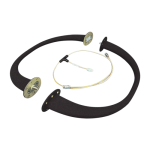 DM N4-7 High Sensitivity Balanced Loop VOR/LOC Antenna | BNC Connector, 6-hole Mount, Black Finish