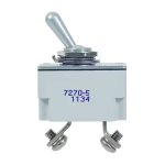 7270-5 Series Circuit Breaker | 25 Amp Rating, Bat Toggle