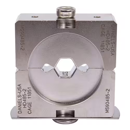 HD485-2 HD485-2 Die Set Assembly | Hex Cavity, For 2 AWG Uninsulated Copper Terminals - Image 1