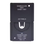 HD51-118N Die Set | 0.115-inch Double Indent, #8 Uninsulated Terminals