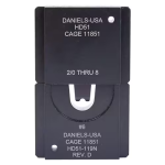 HD51-119N Die Set | 0.126-inch Double Indent, #6 Uninsulated Terminals