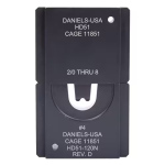 HD51-120N Die Set | 0.131-inch Double Indent, #4 Uninsulated Terminals