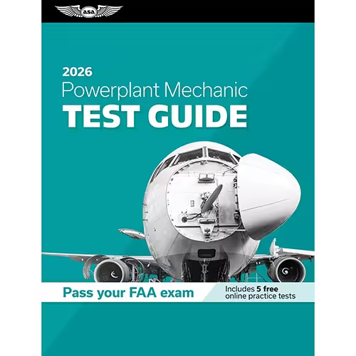 ASA 2026 Powerplant Mechanic Test Guide | Softcover