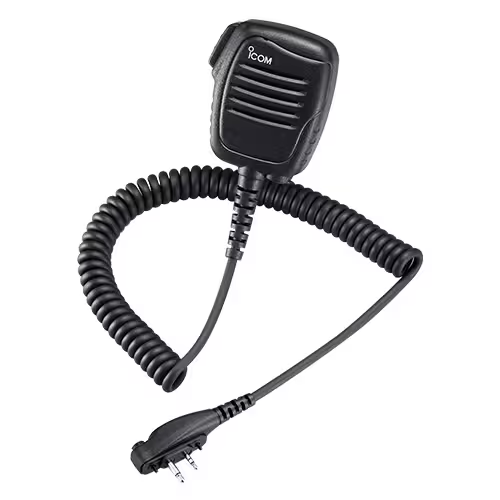 HM-159LA Large Speaker Microphone | Earphone Jack, Metal Alligator Clip