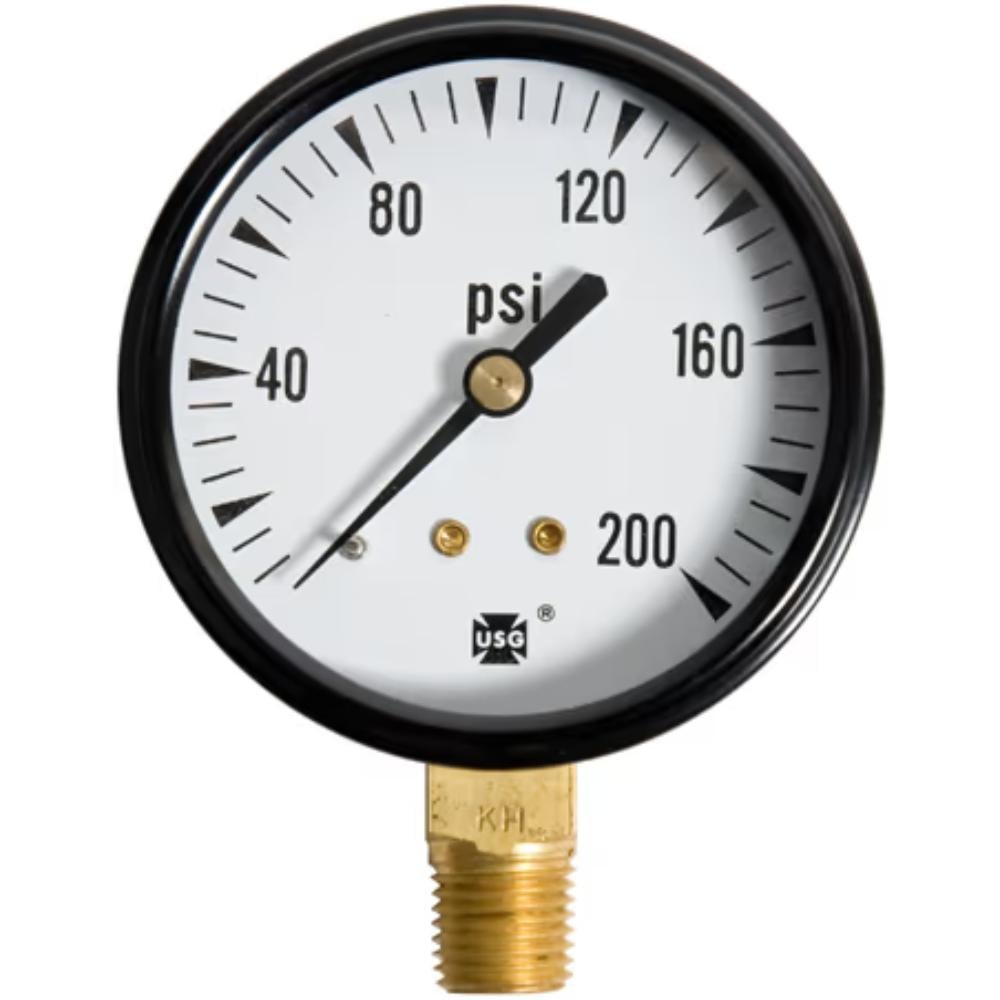 304-00004 Standard Pressure Gauge | 0-200 PSI, 2311FA - Image 1