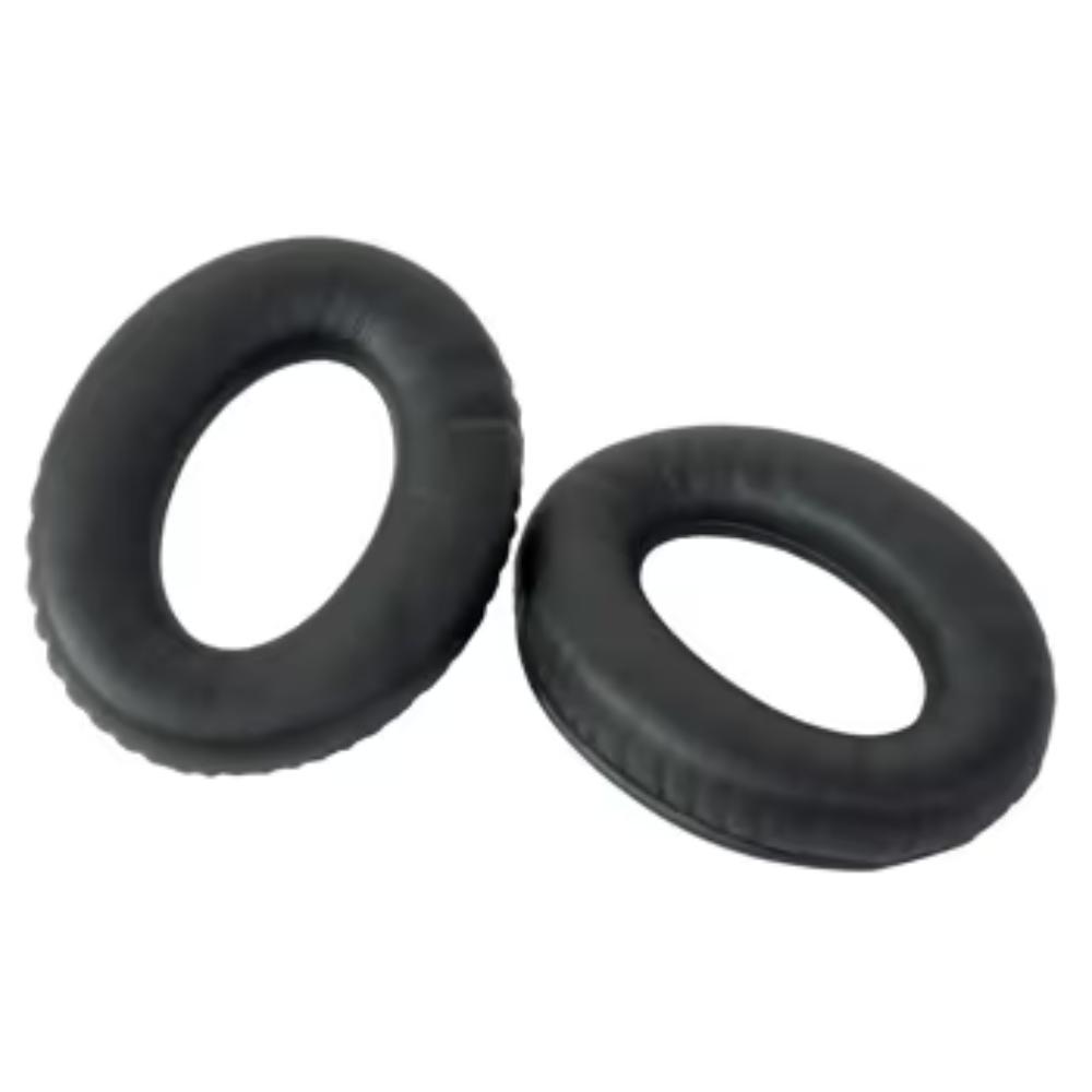 327079-0010 Bose A20 Headset Replacement Ear Cushion Set | Black, Protein Leather - Image 1