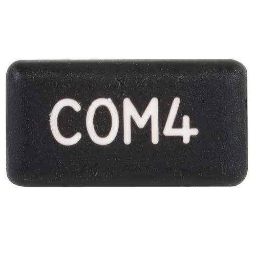 55-06-COM4 Horizontal Legend Cap | COM4 - Image 1