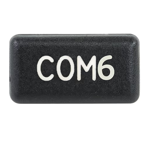 55-06-COM6 Horizontal Legend Cap | COM6 - Image 1