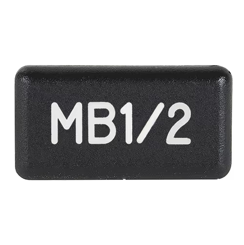 55-06-MB1:2 Horizontal Legend Cap | MB1/2 - Image 1