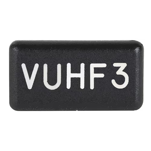 55-06-VUHF3 Horizontal Legend Cap | VUHF3 - Image 1