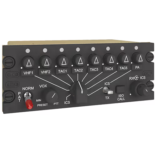 ACP51-101 ACP51 Digital Audio Control Panel | Cabin ACP, LED Backlit - Image 1