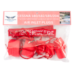 Air Inlet Plugs | Full Set, Wing Vents & Avionics Cooling Ports, For Cessna 180, 182, 185, 206, & 210 - Image 2