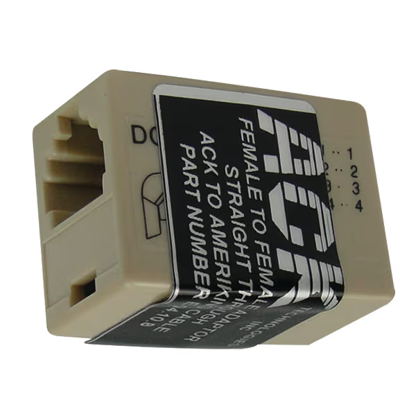 RJ11 Modular Coupler | For E-04 RJ11 Modular Coupler | For E-04 - Image 1