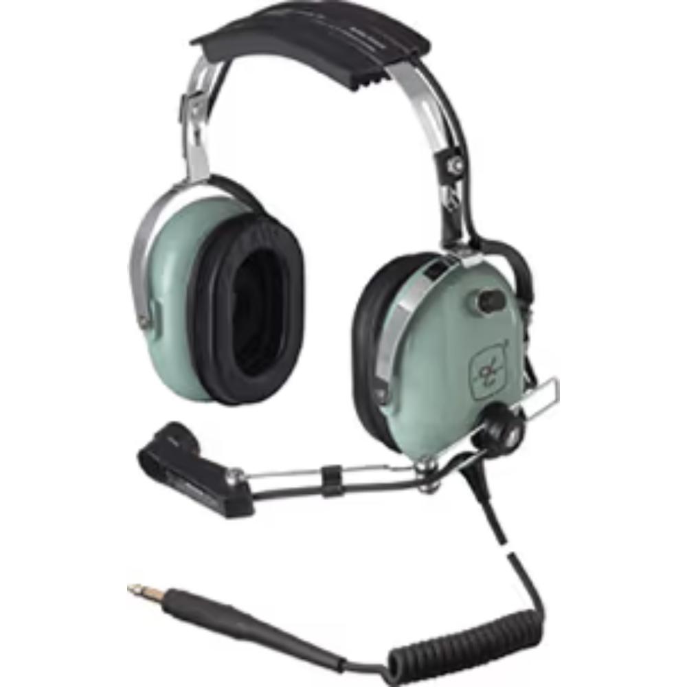 12304G-04 (1) David Clark Ground Support Headset | ENC, Coil Cord, SC-267 plug - Image 1