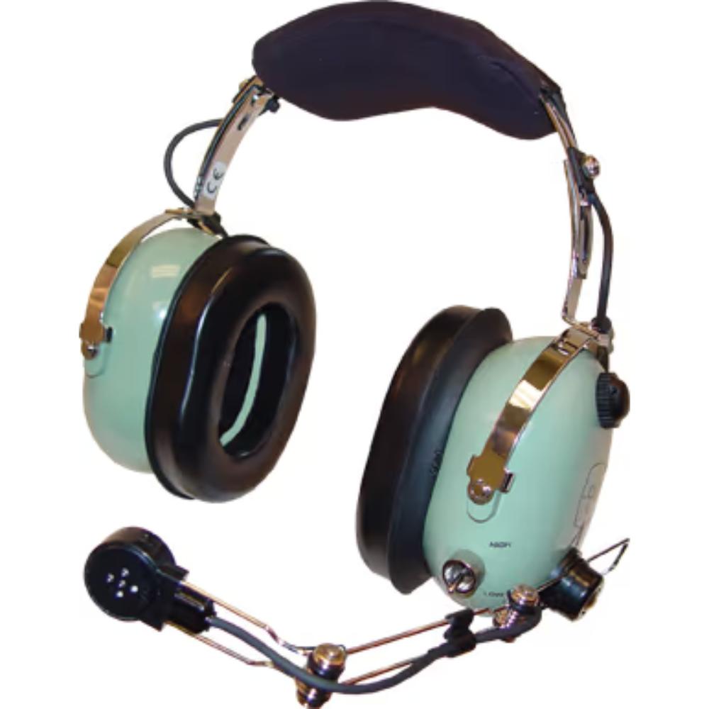 18283G-03 David Clark Aviation Headset | Passive, Dual Impedance, Coil Cord, U-174/U - Image 1