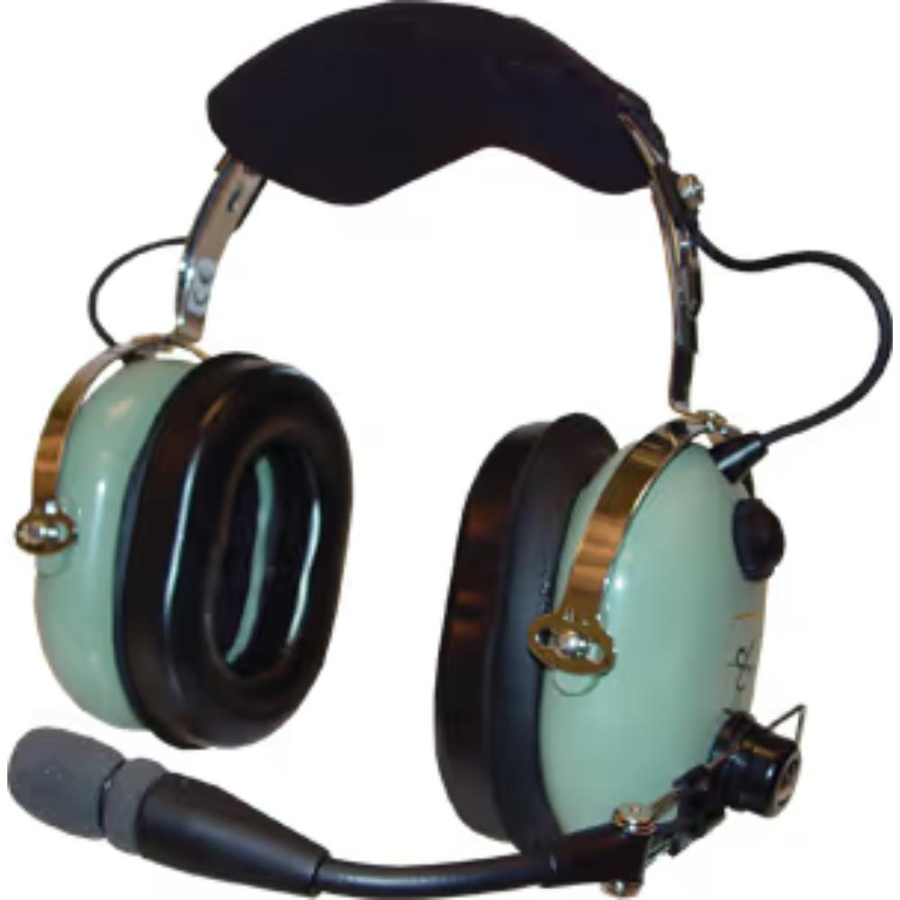 David Clark Aviation Headset | Straight Cord, Dual Plug, Flex Boom, M-7/A