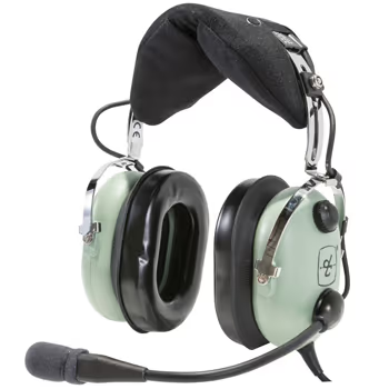 40422G-01 David Clark Aviation Headset | Stereo, Straight Cord, Dual Plug, Flex Boom, M-7/A - Image 1