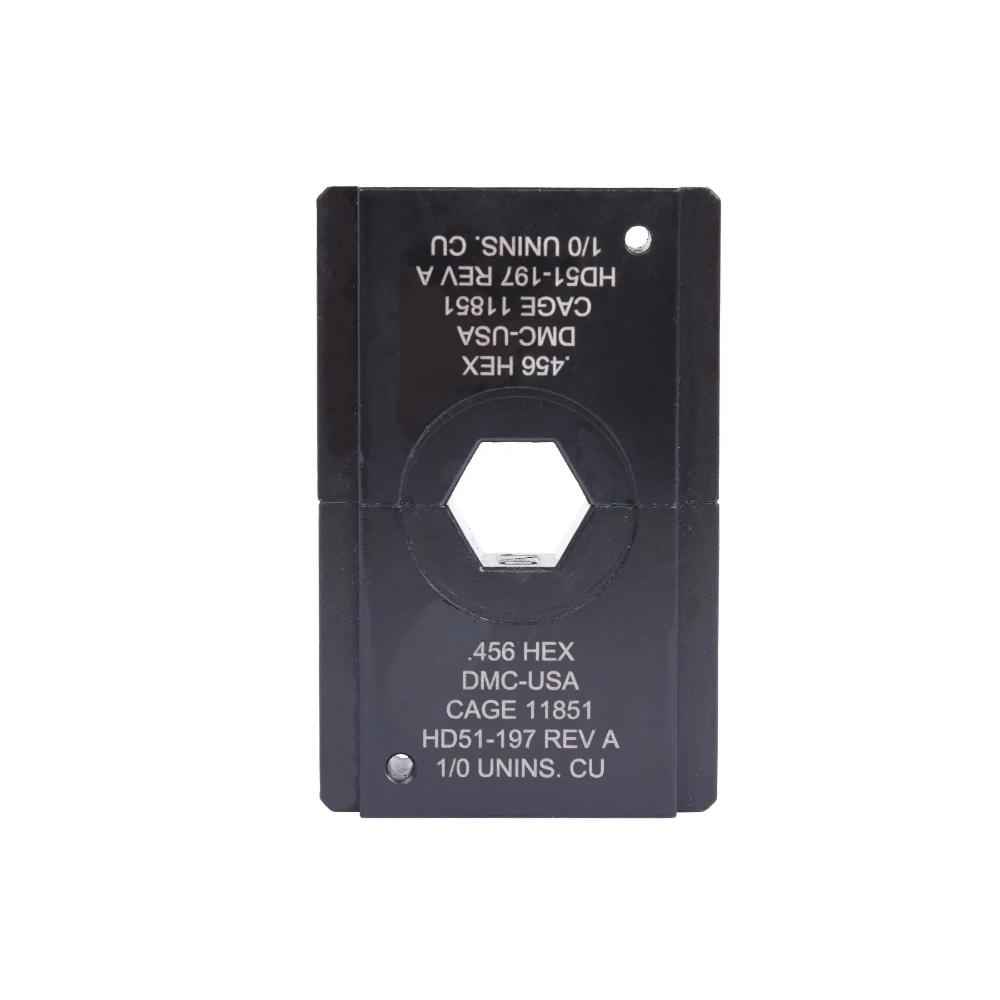 HD51-197 HD51 Die Set - .456 Hex for #1/0 Uninsulated Copper Lugs, & Splices - Image 1