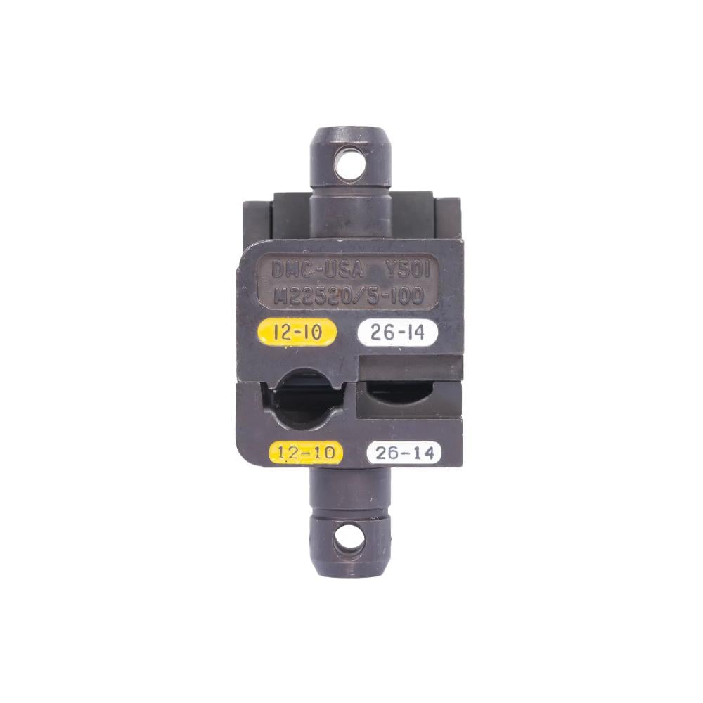 Y501 Y Die Set - .136 & .100 Confined Crescent Pre-Insulated Terminal Crimp 26-10 AWG - Image 1